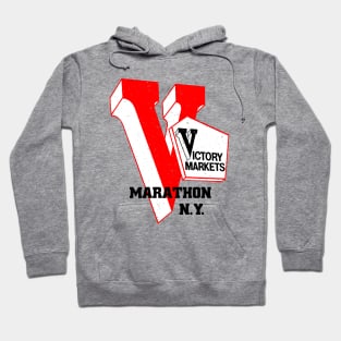 Victory Market Former Marathon NY Grocery Store Logo Hoodie